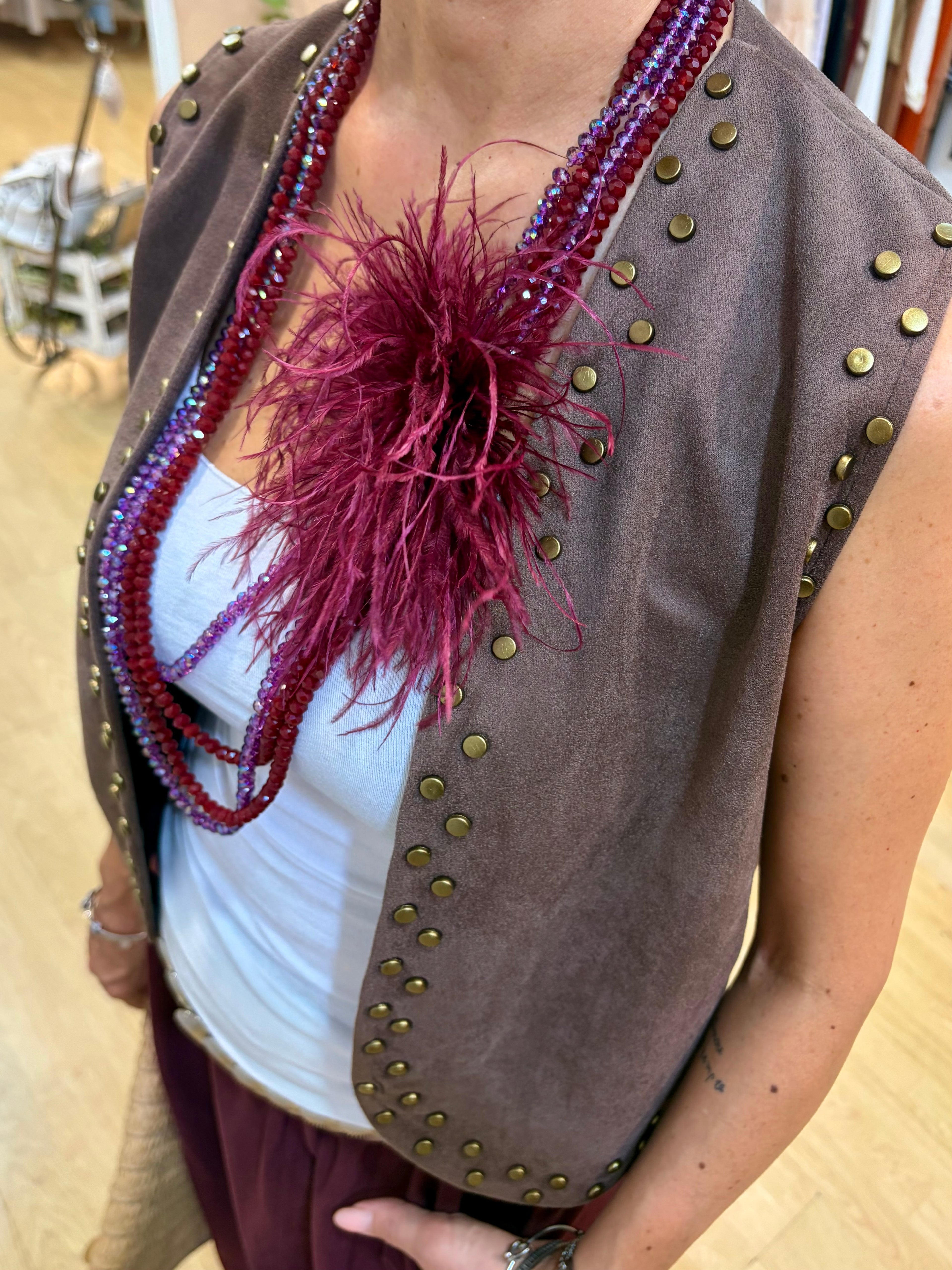 Gilet con borchiette🪩🤎