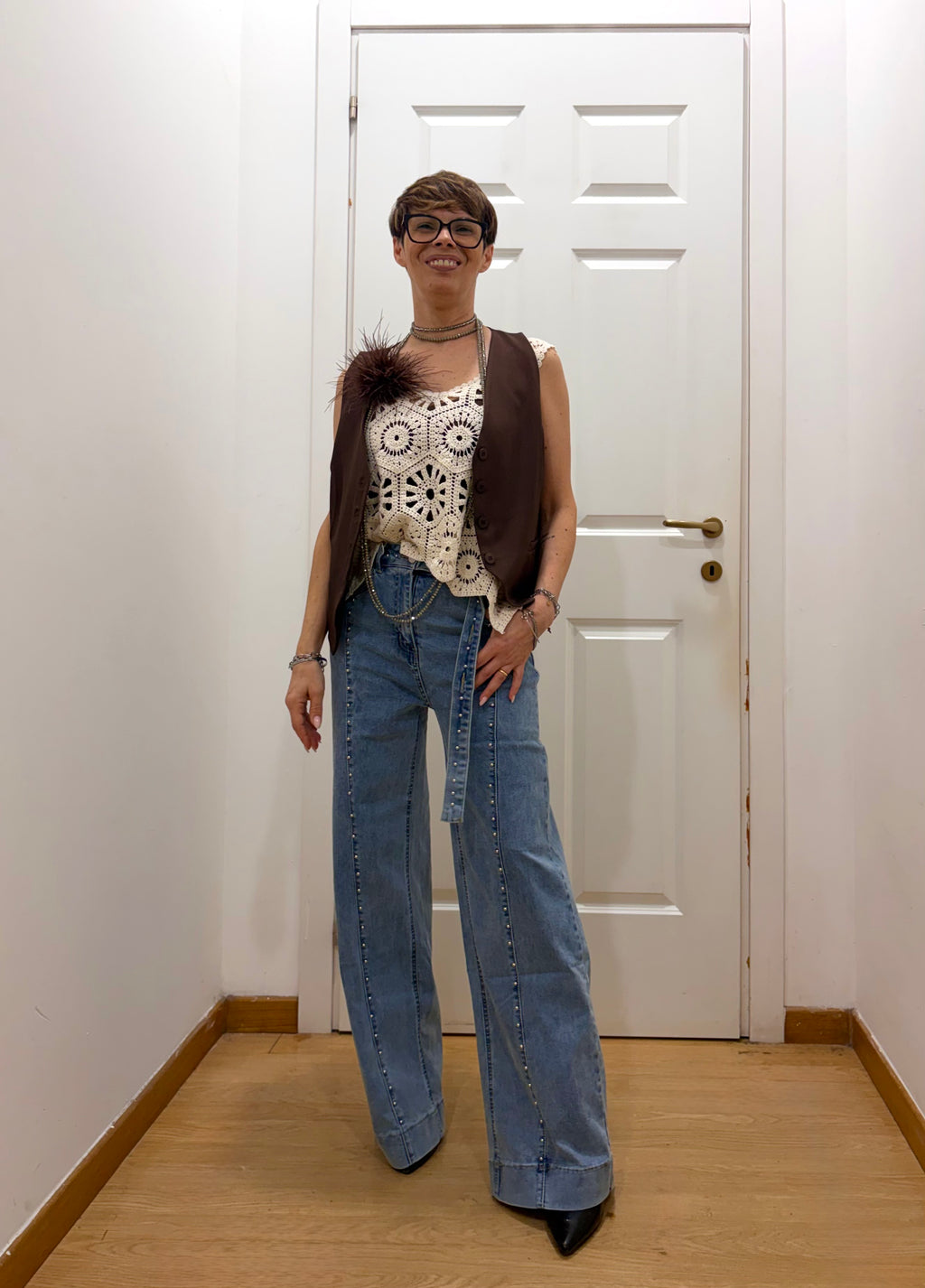 Jeans borchiette 🩶