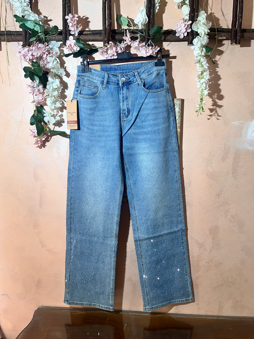 Jeans brillantini🩶