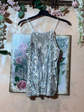 Canotta con paillettes
