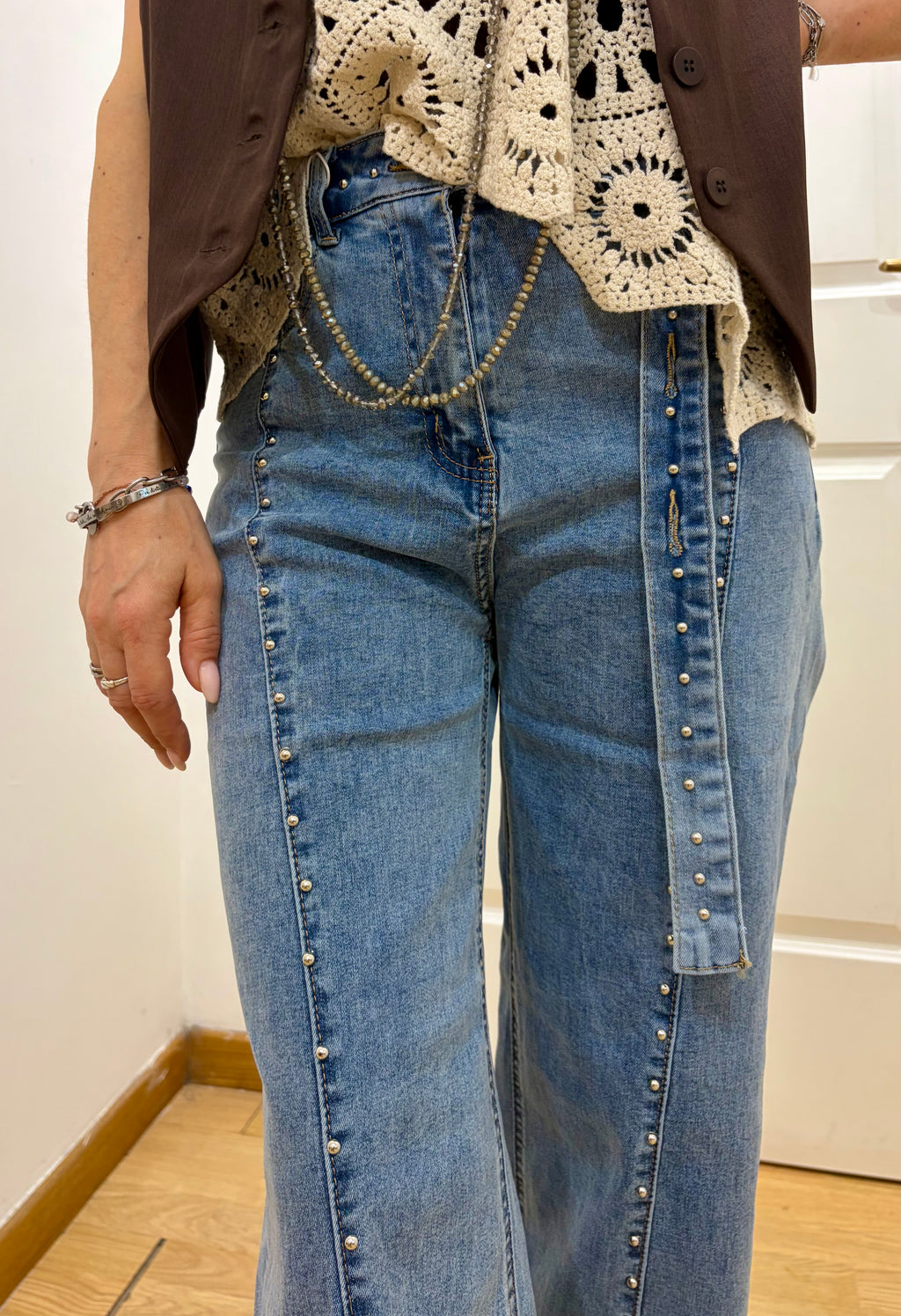 Jeans borchiette 🩶