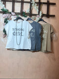 T-shirt strong girl