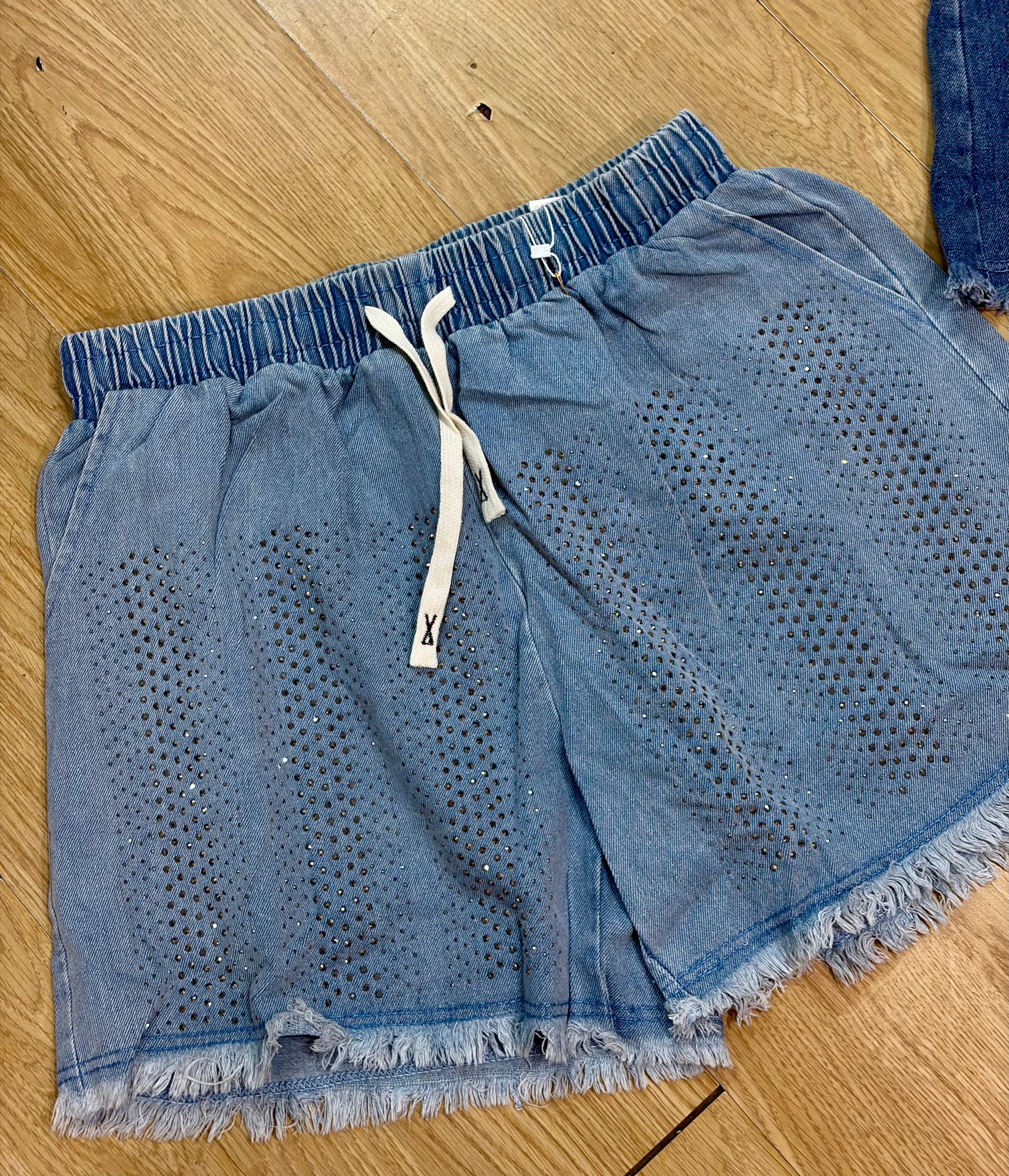 Pantaloncino brillantino🩵