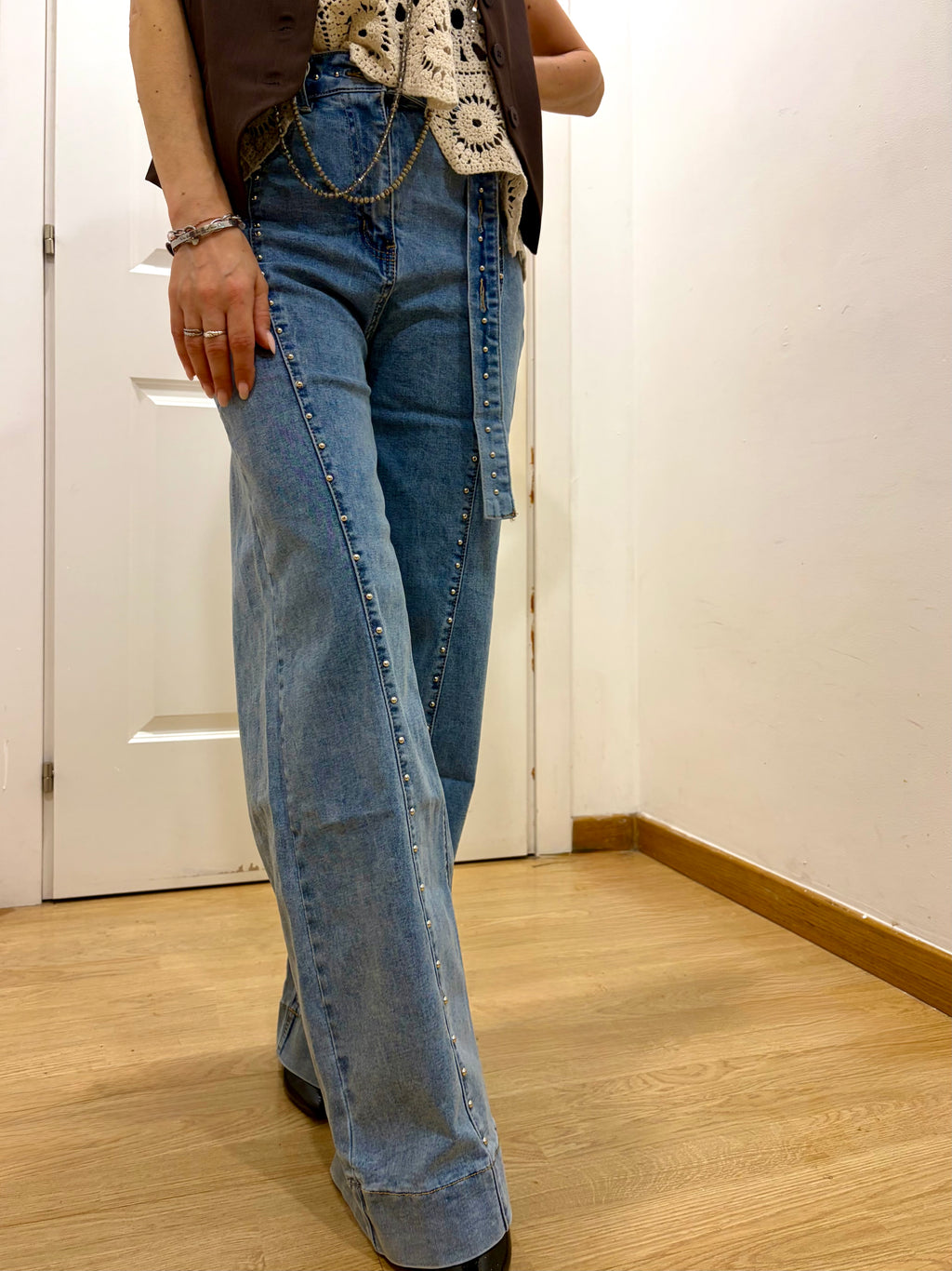 Jeans borchiette 🩶