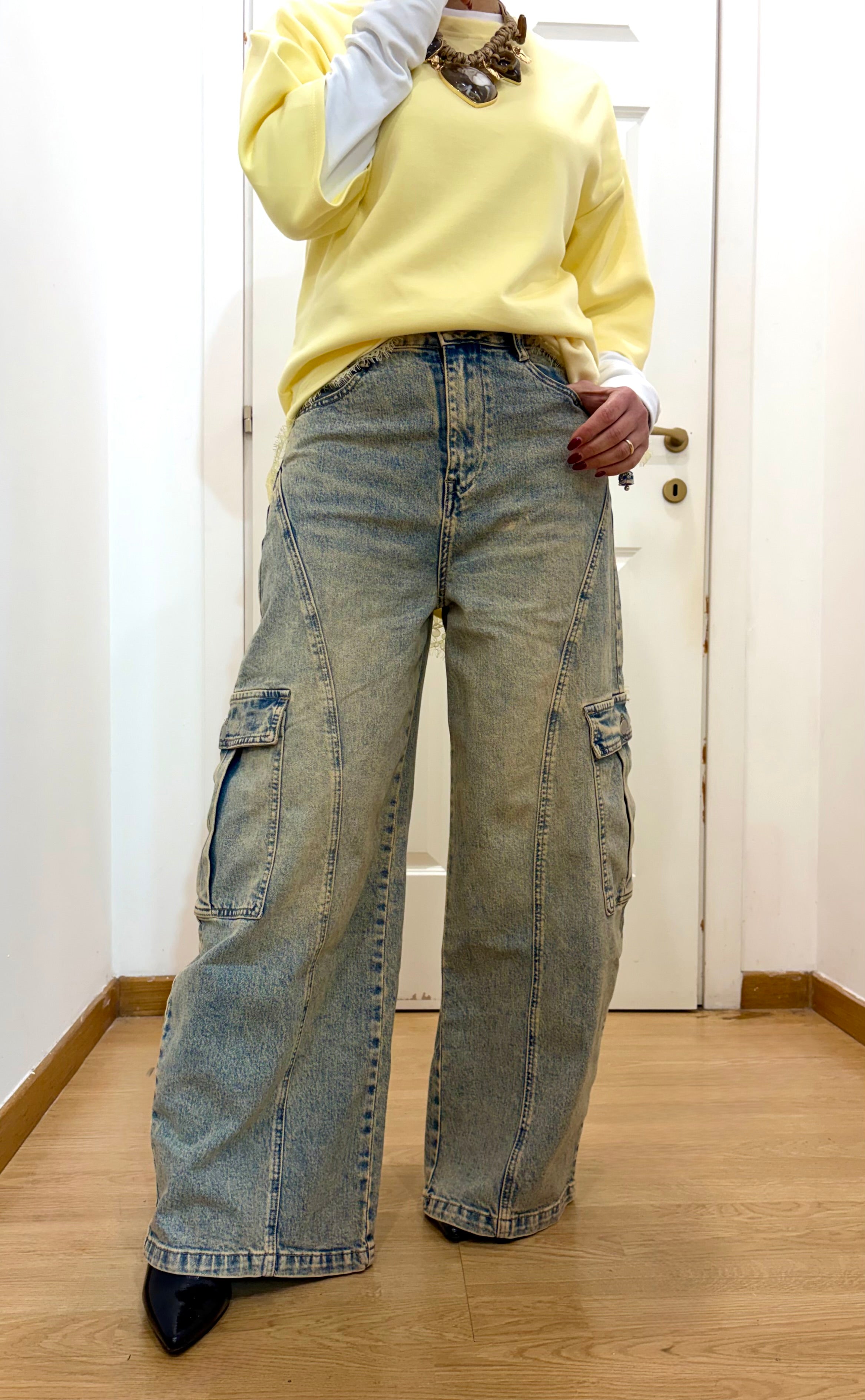 Jeans lavaggio sabbiato✨