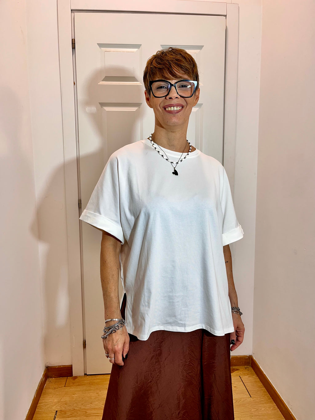 T-shirt basic 6609🩶